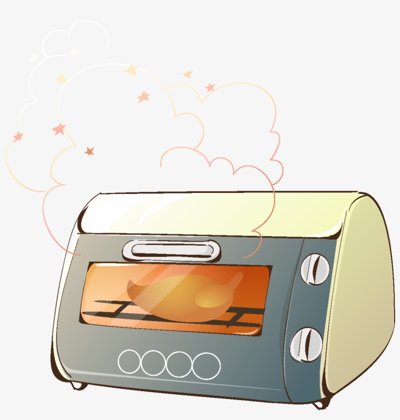 烤箱 卡通, transparent png