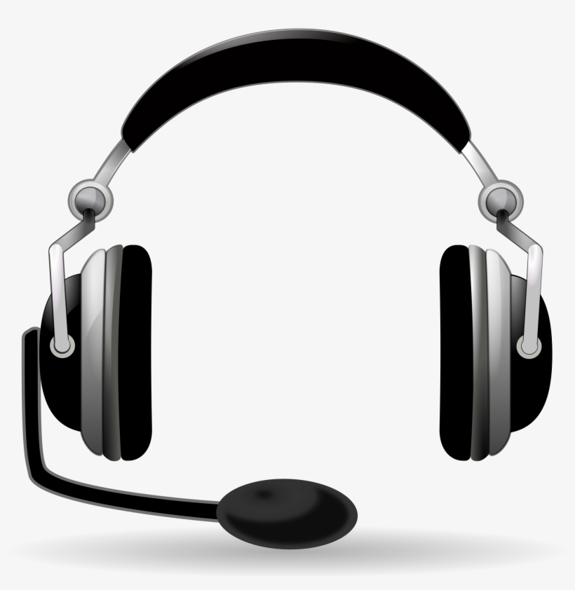 Open - Headset Clipart, transparent png