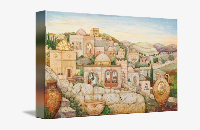 Jerusalem Drawing Watercolor Picture Freeuse Download - Mosaic Jerusalem, transparent png