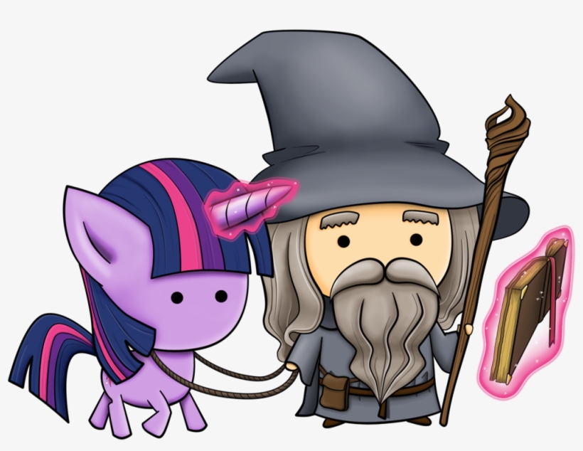 Gandalf The Gray And Twilight Spakle By Nipponolife - Чиби Гендальф, transparent png