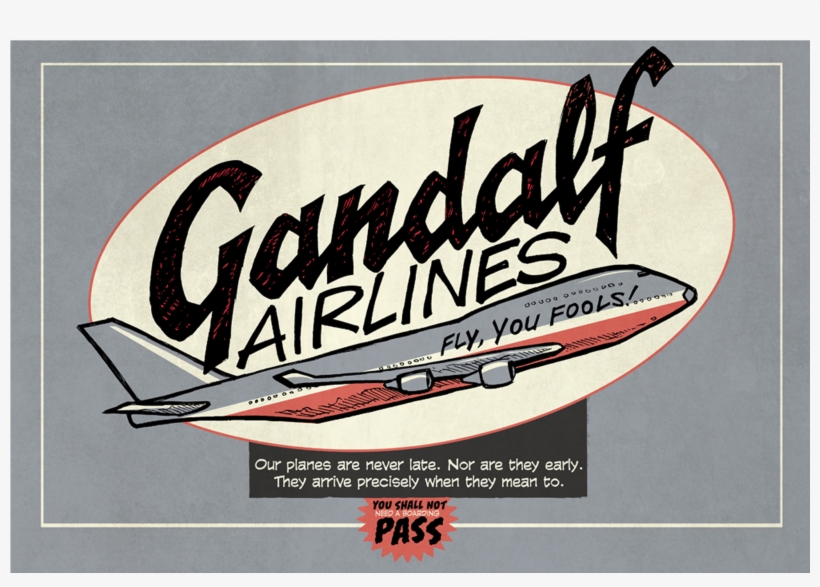 Gandalf Air - Gandalf Airlines, transparent png