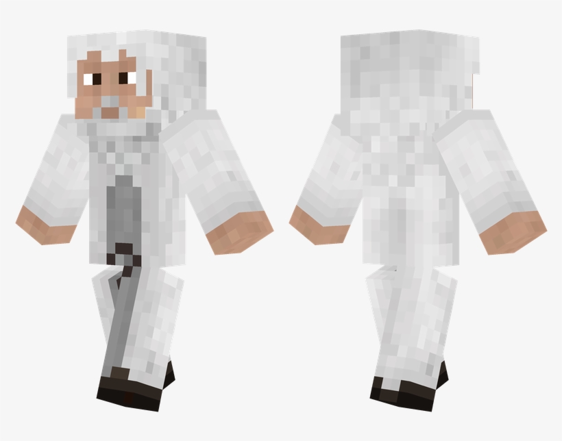 Gandalf - Rapper Minecraft Skin, transparent png