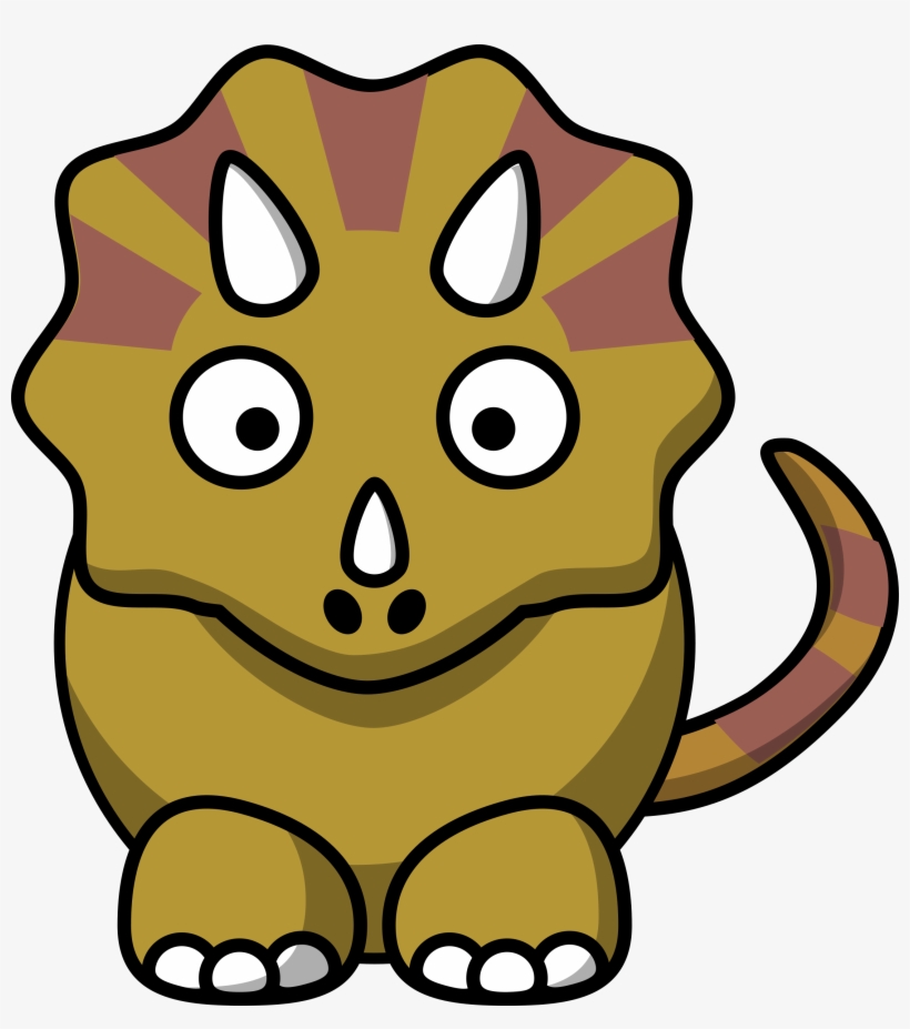 This Free Icons Png Design Of Stripy Triceratops, transparent png