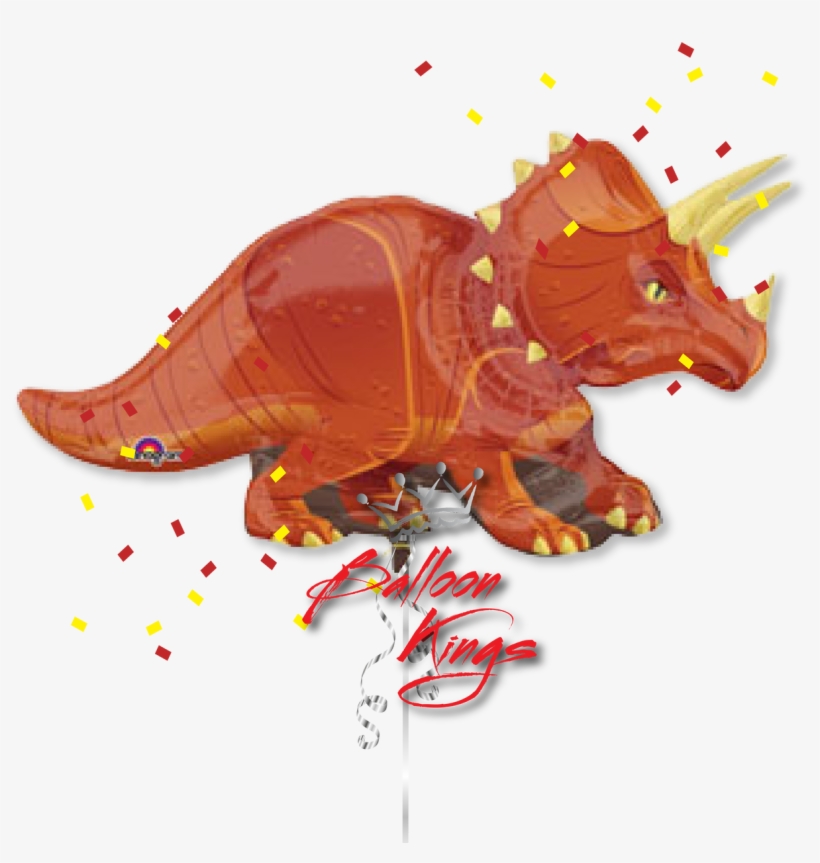 Dinosaur Triceratops - Dinosaur Balloon Au, transparent png