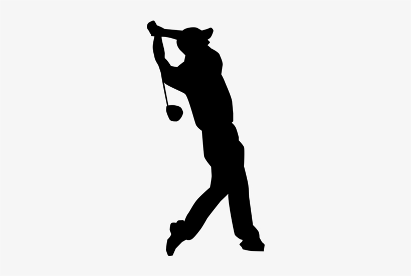 Silhouette Png - Jugador De Golf Silueta, transparent png