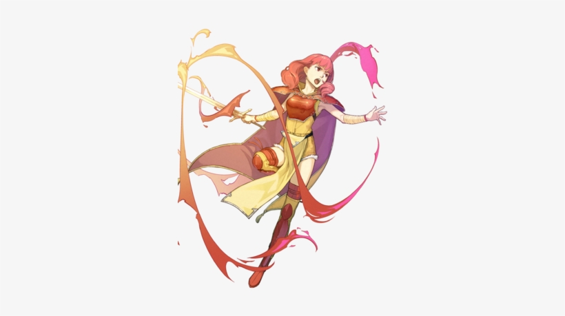 Celica Warrior Priestess Btlface C - Fire Emblem Heroes Celica, transparent png