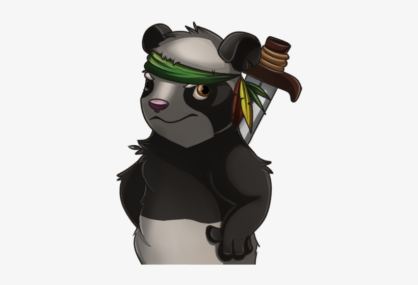 A Panda Warrior By Siiruhiiru On Deviantart Clipart - Warrior Panda, transparent png