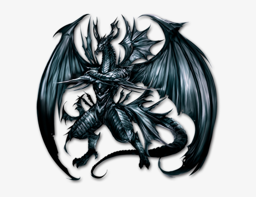 Onyx Dragon - Young Onyx Dragon, transparent png