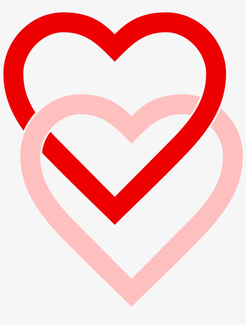 Interlaced Love Hearts - Love Hearts, transparent png