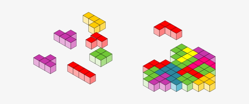 How To Set Use 3d Tetris Heart Clipart, transparent png