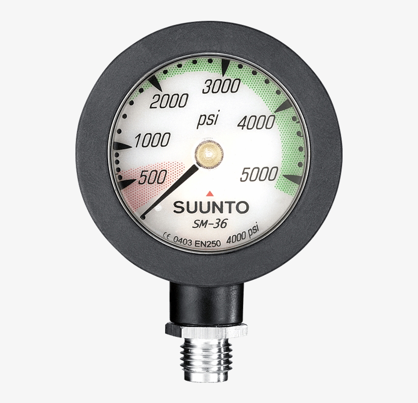 Suunto Sm-36/4000 Pressure Gauge W/hose, transparent png