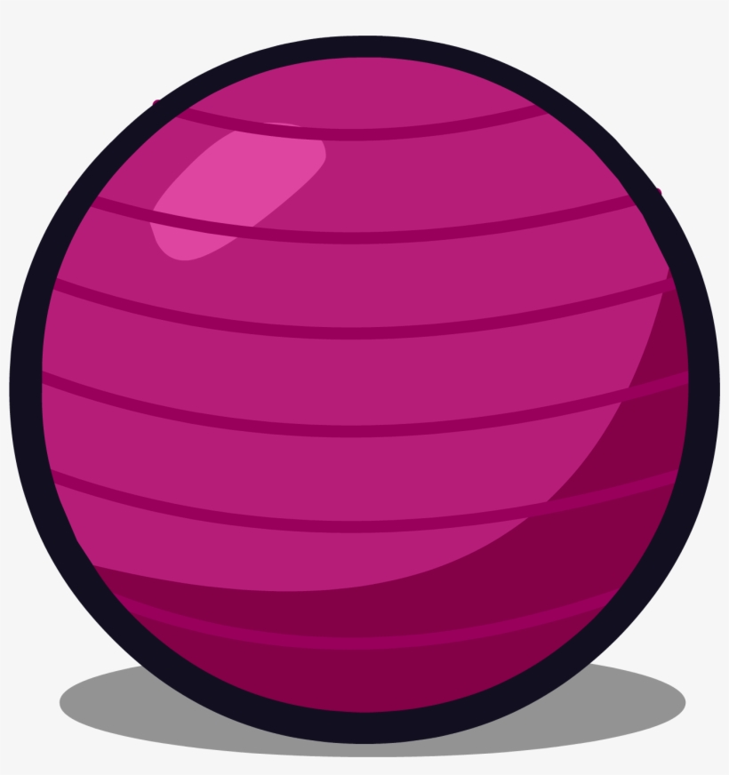 Exercise Ball - Png - Club Penguin Ball, transparent png