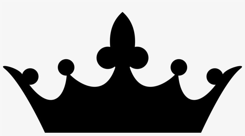 Silhouette Crown Clip Art - Black And White Crown Png, transparent png