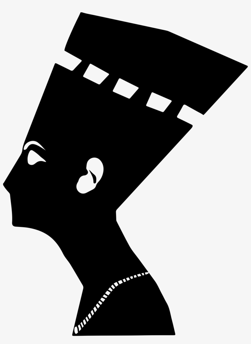 Picture Freeuse Stock Clipart Queen Big Image - Nefertiti Silhouette, transparent png