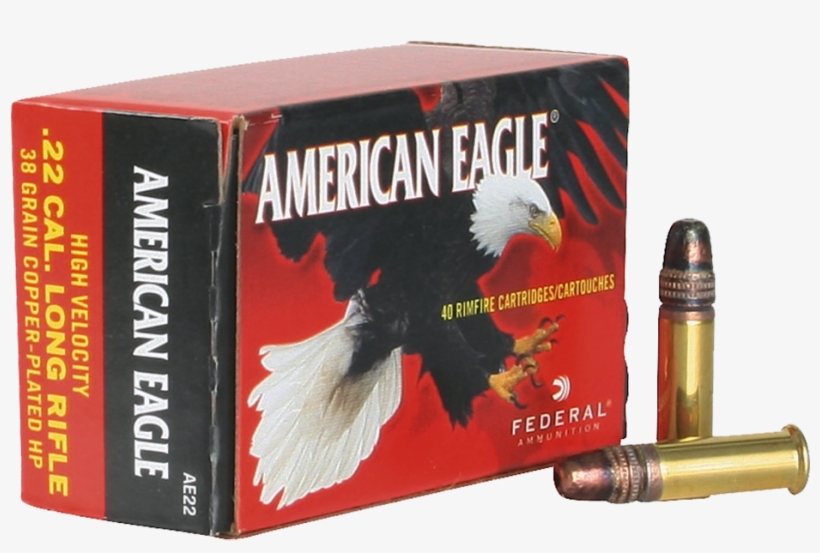American Eagle .22 Plated, transparent png
