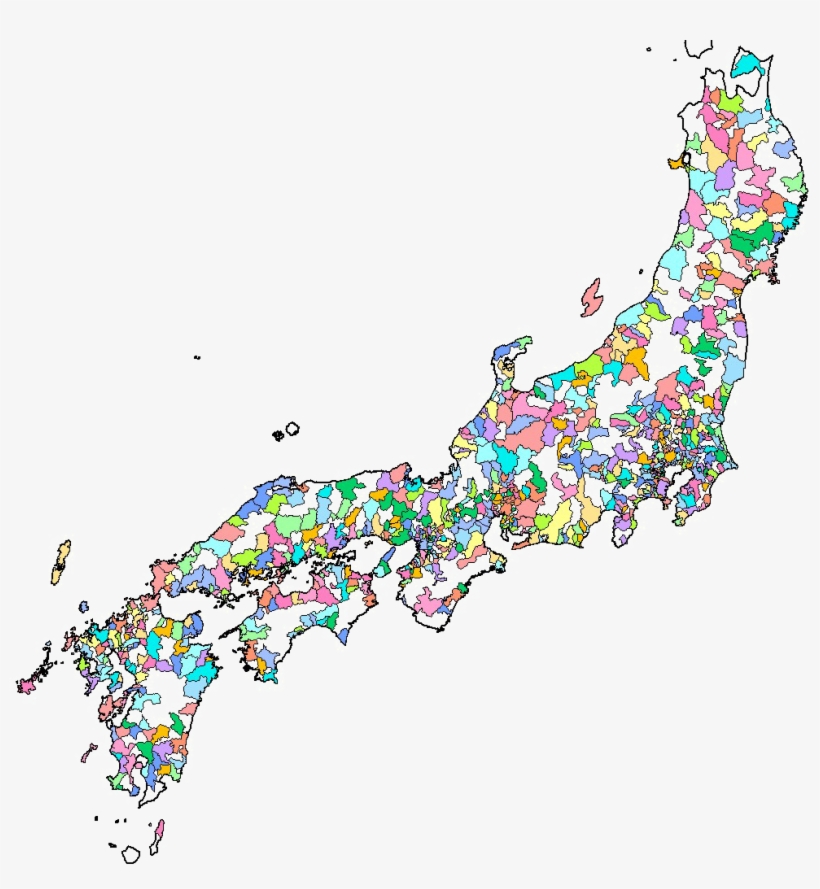 Japan Map Png Image - Ciudad De Japon Mapa, transparent png