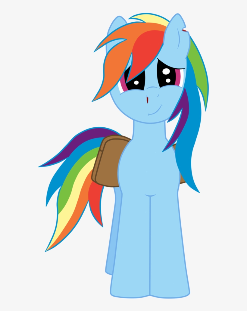 Rainbow Dash After School No Background By Valik32 - Rainbow Dash Without Background, transparent png
