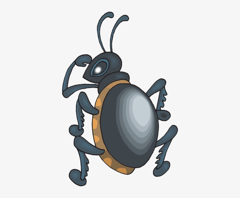Beetle Looking Over Shoulder Svg Clip Arts 396 X 597, transparent png