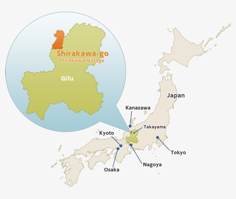 Location - Shirakawago Located, transparent png