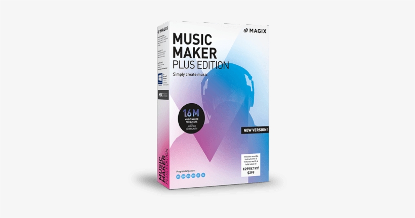 Music Maker 2019 Plus Edition - Magix Music Maker 2019 Plus Edition, transparent png