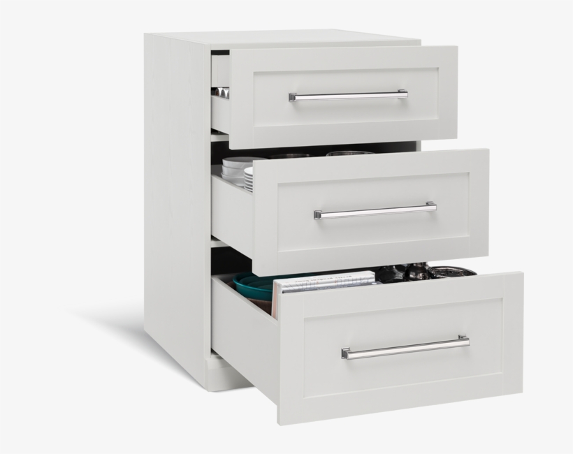 3-drawer Cabinet - Cabinetry, transparent png
