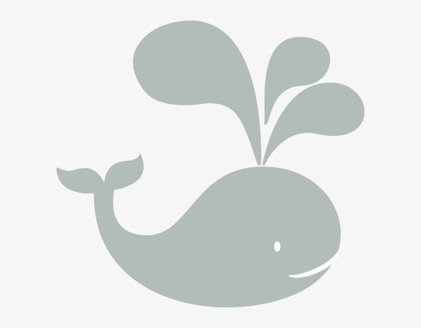 Gray Whale Clip Art At Clker - Gray Whale Baby Shower, transparent png
