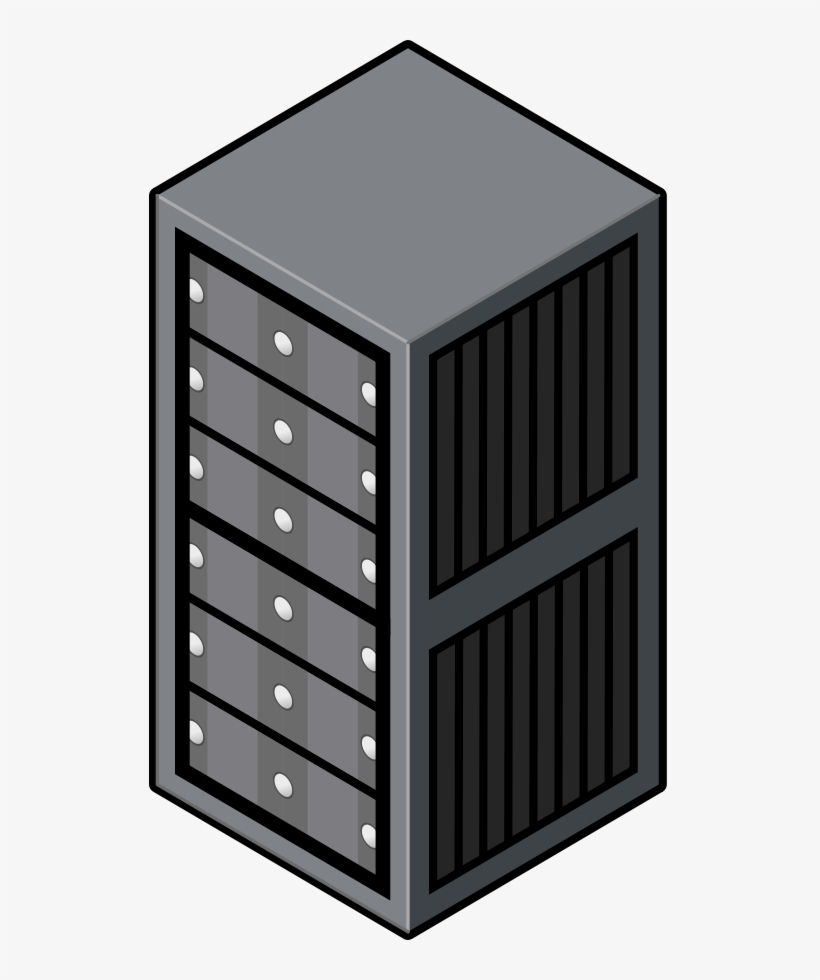 How To Set Use Isometric Server Cabinet Clipart, transparent png