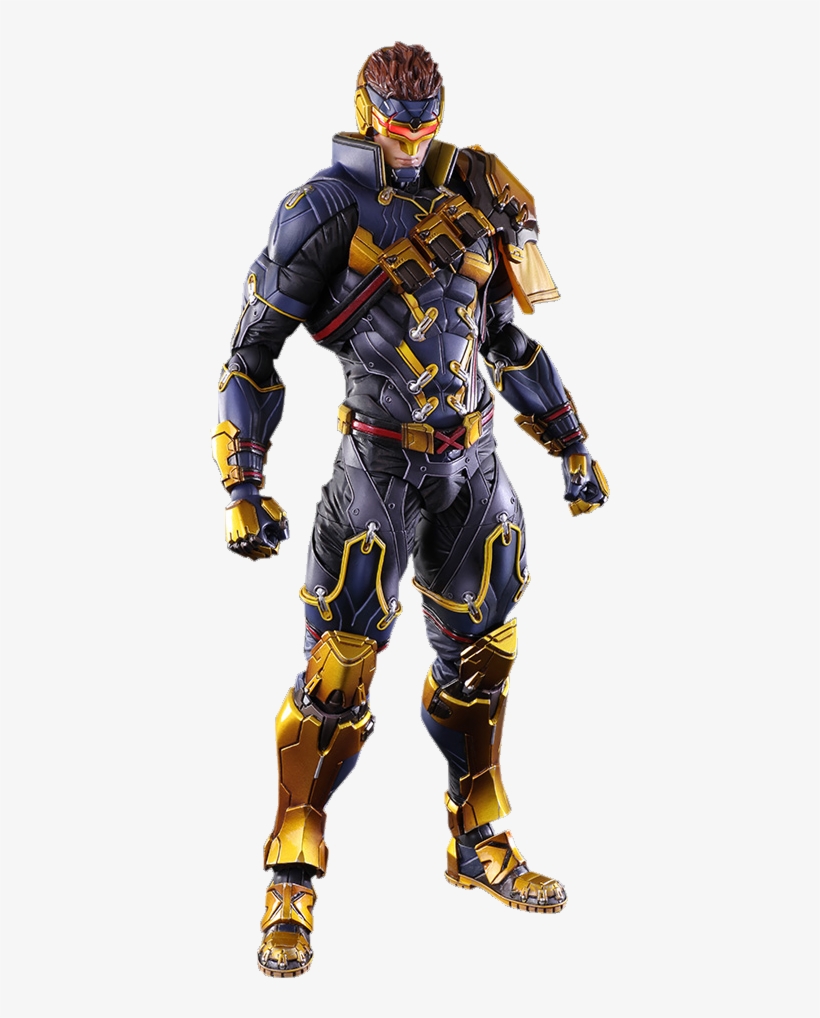 Cyclops Collectible Figure - Cyclops Play Arts Kai, transparent png