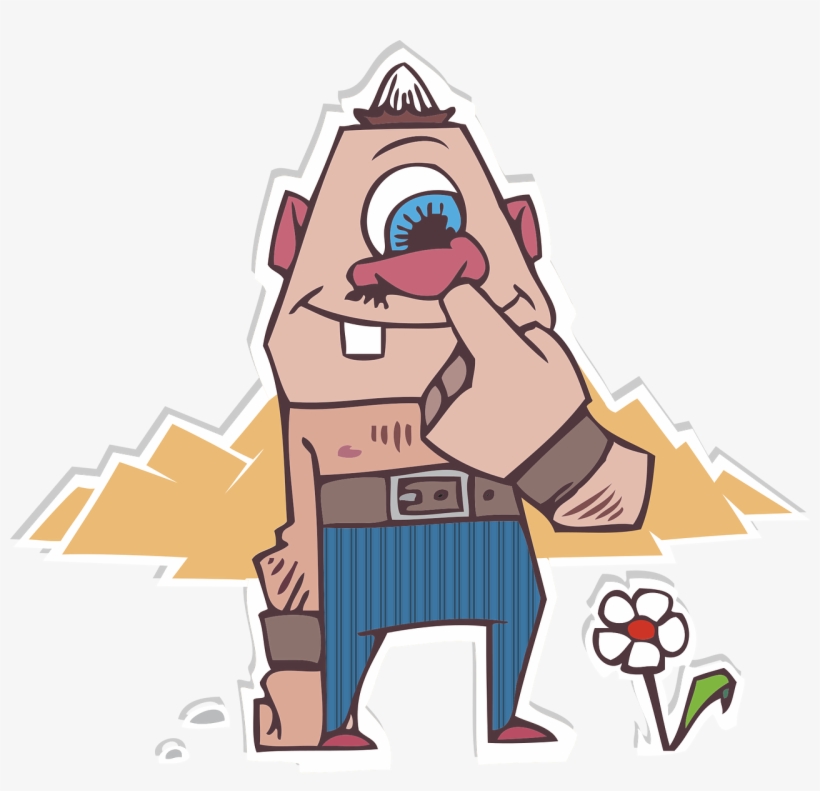 Cute Cyclops Cliparts - Greek Mythology Animated Cyclops, transparent png