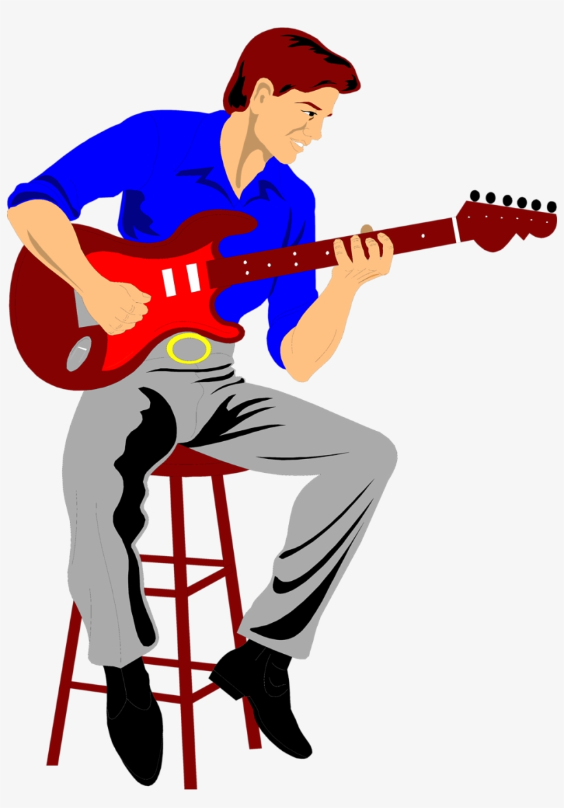 Free Stock Photo - Guitarist Clip Art, transparent png