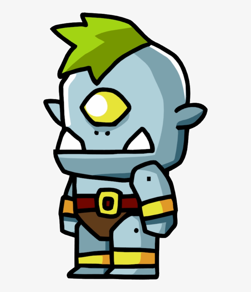 Cyclops Transparent Mythology Greek - Scribblenauts Siren, transparent png