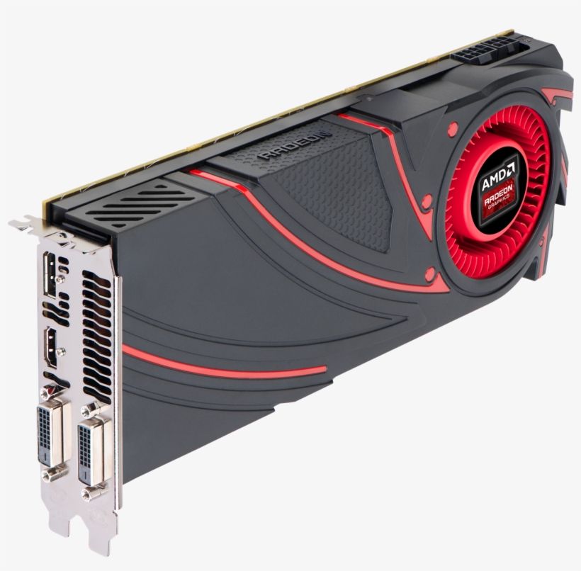 Graphics Card Png File - Amd R9 290, transparent png