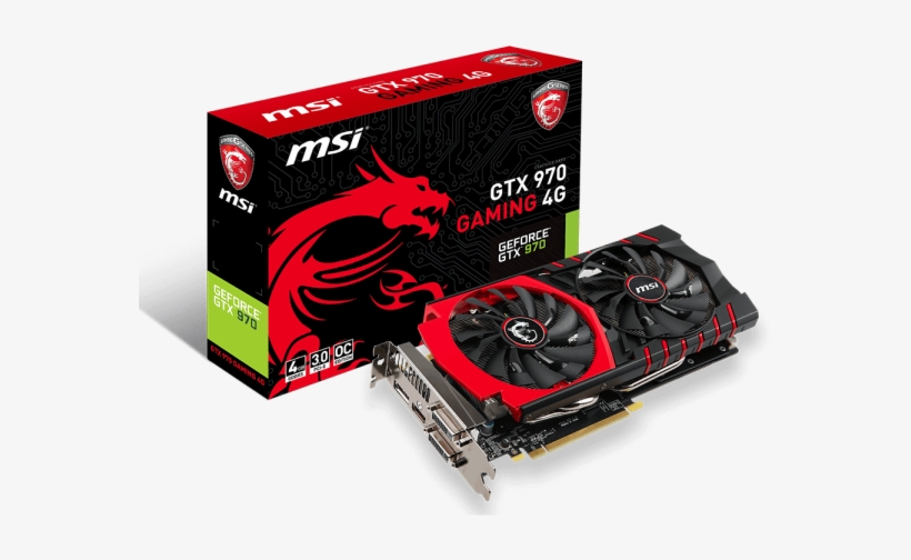 Pci Express Solution Graphics Cards Geforce Gtx 970 - Geforce Gtx 1070 Msi, transparent png