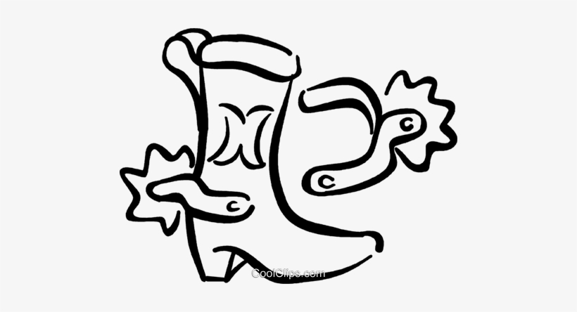 Cowboy Boots And Spurs - Bota Com Espora Vetor, transparent png