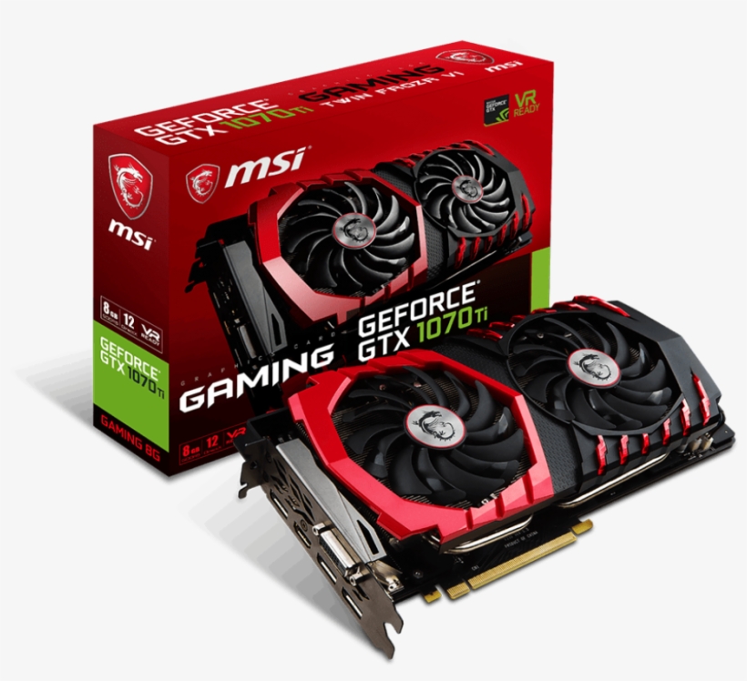 Geforce® Gtx 1070 Ti Graphics Cards Geforce Gtx 1070 - Gtx 1070 Ti Msi, transparent png