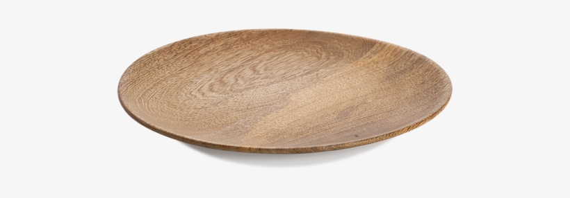 Wood Plate Png - Nkuku Artisan Mango Wood Dinner Plate 27 Cms - 27cm, transparent png