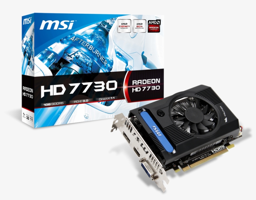 Msi Radeon Hd 7730, transparent png