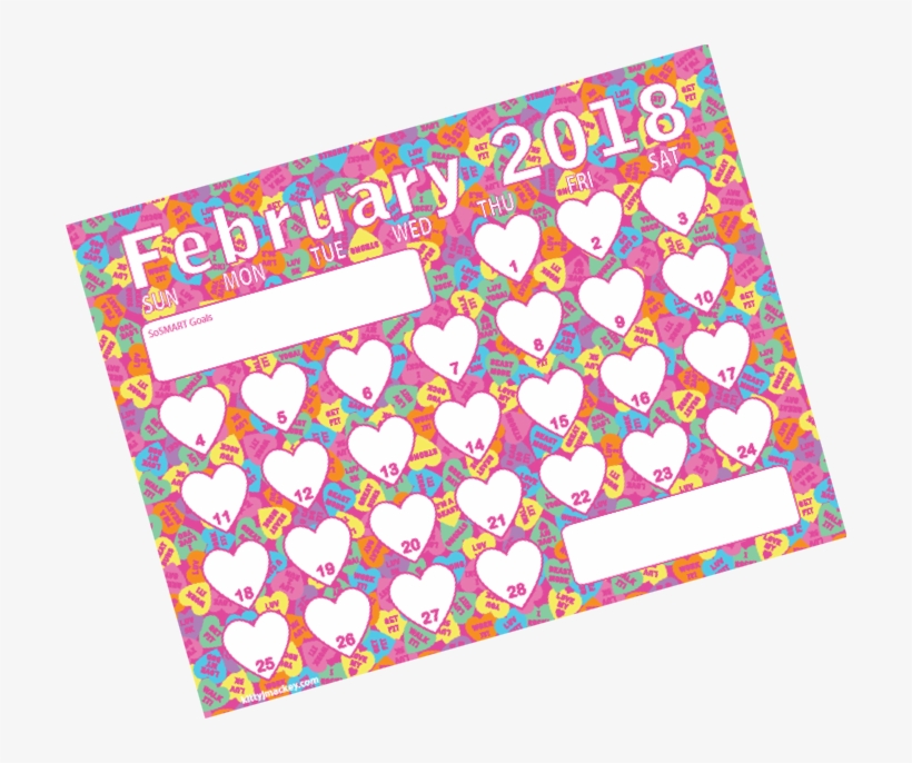 February 2018 Goals Calendar - New Delhi, transparent png