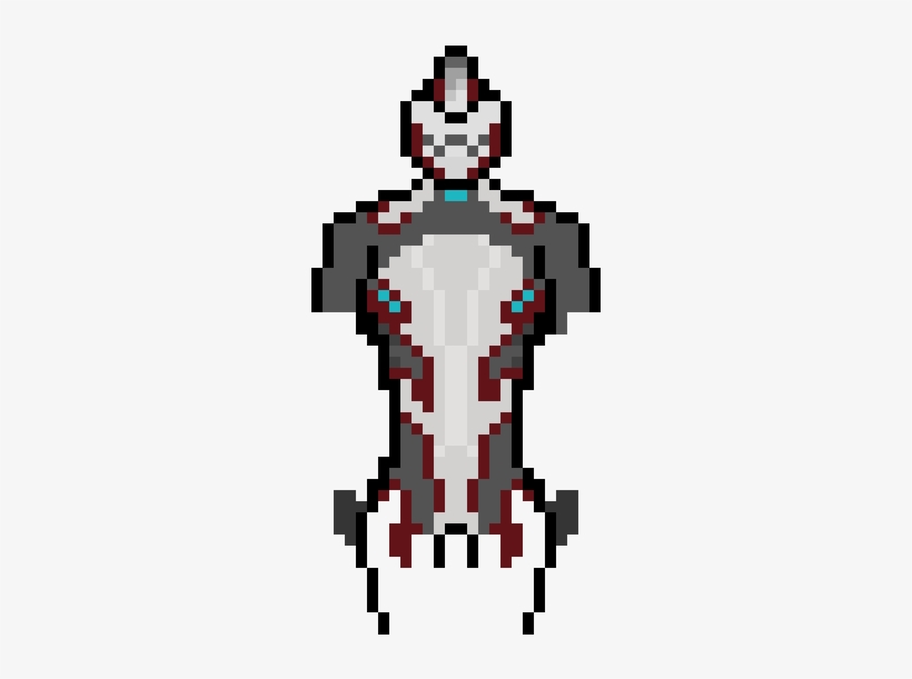 Warframe Torso - Warframe Pixel Art Transparent Background, transparent png