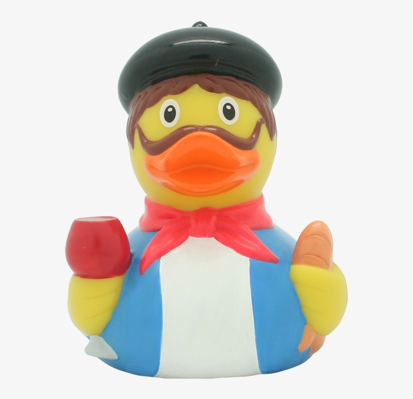 French Rubber Duck By Lilalu - Set - Lilalu Rubber Duck + #world Duck Lanyard | History, transparent png
