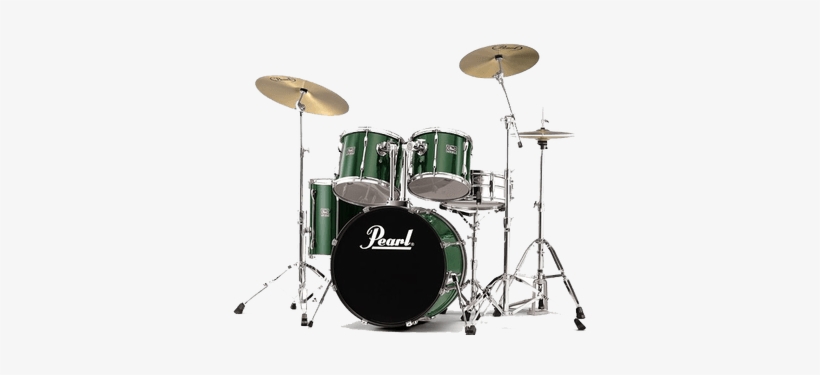 Drums Green Pearl - Pearl Drum Set Green, transparent png