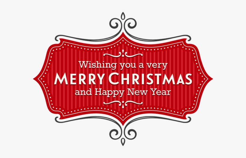 Merry Christmas And Happy New Year - Merry Christmas And Happy New Year Png, transparent png