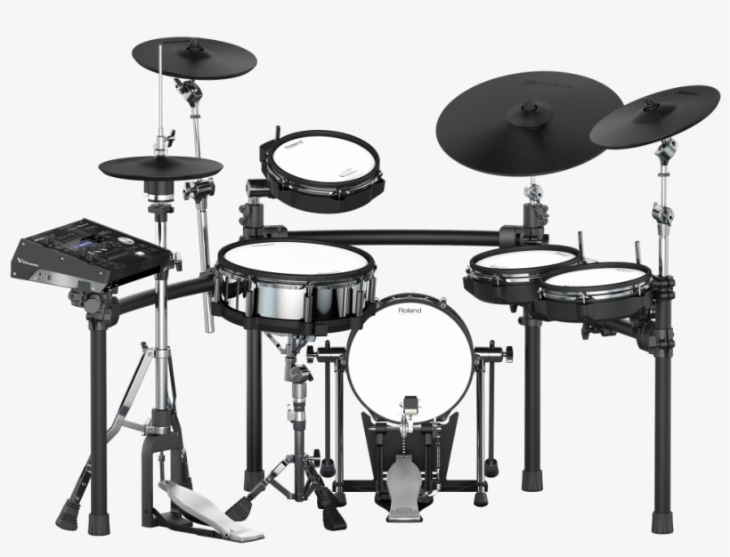 Roland Td50k Pro V-drums Kit - Roland Td-50k-s Electronic V-drum Kit, transparent png