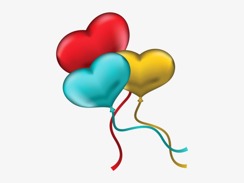 Picture Transparent Library Red Blue And Yellow Heart - Red Yellow And Blue Heart, transparent png