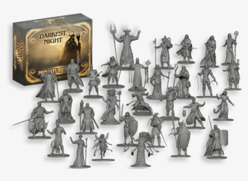 Darkest Night - Darkest Night 2nd Edition Miniatures Set, transparent png
