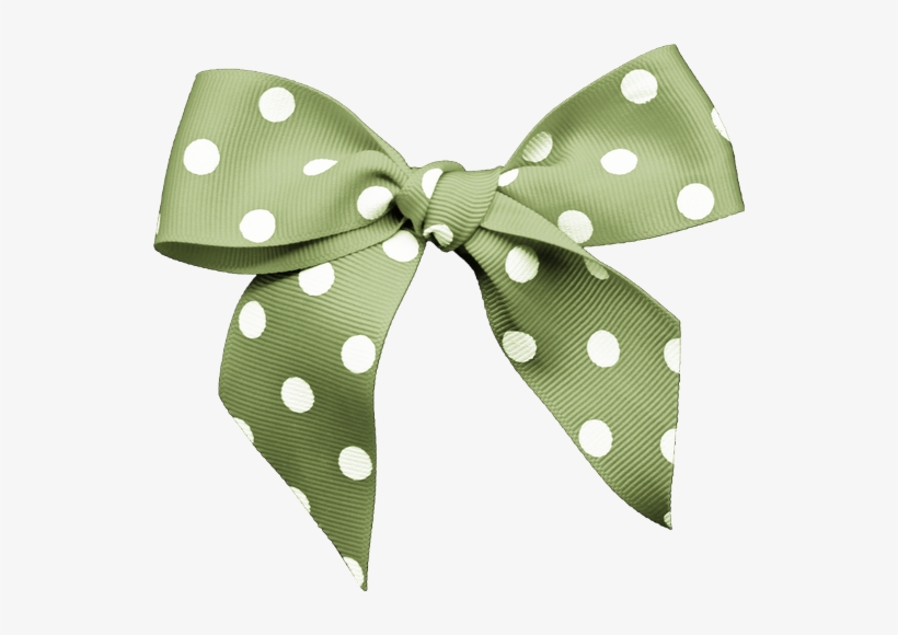 Scrapbooking Green Bow, transparent png