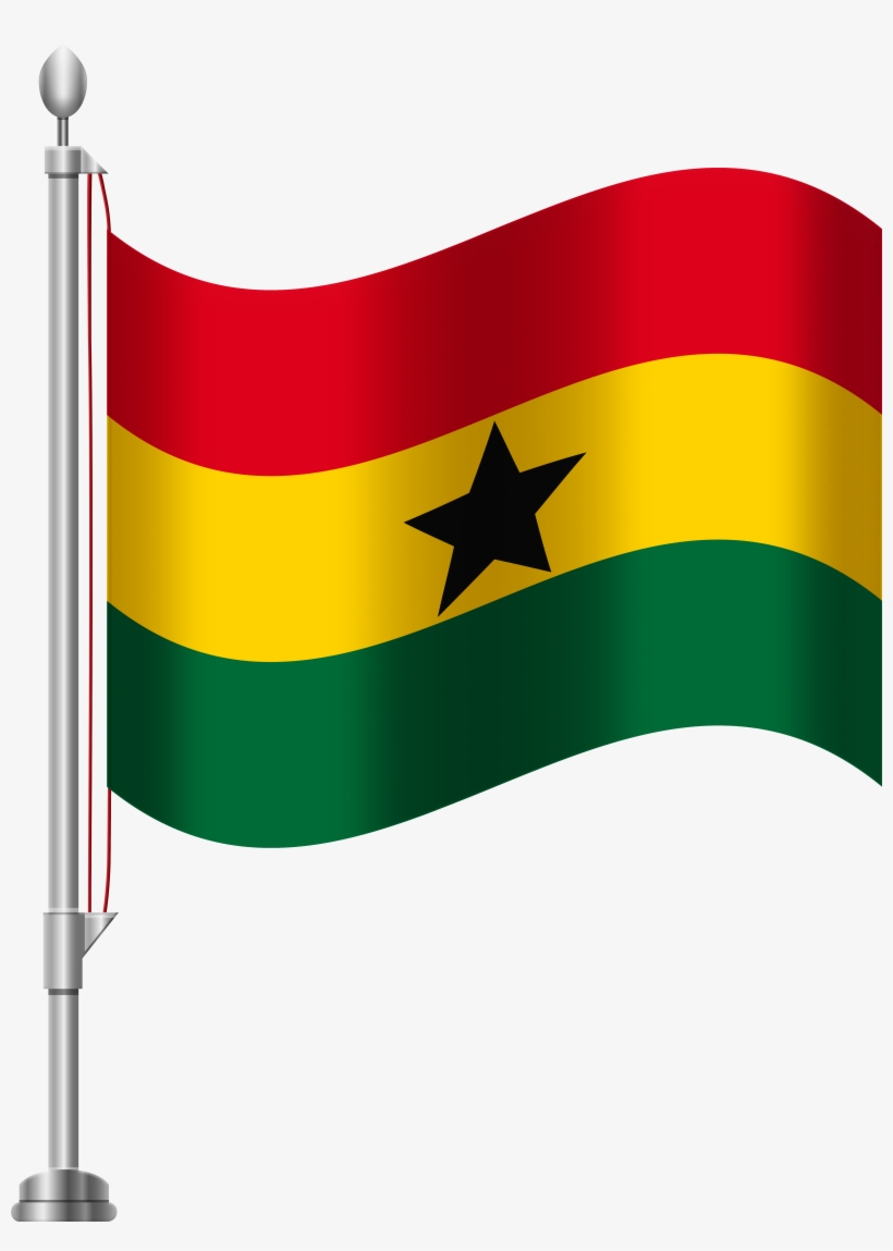 Ghana Flag Png Clip Art, transparent png