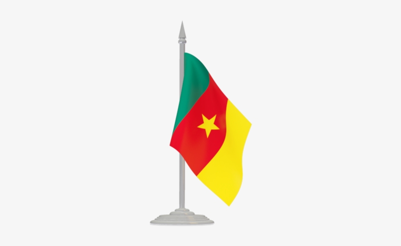 Cameroon Flag Png Image - Serbian Flag Pole Png, transparent png