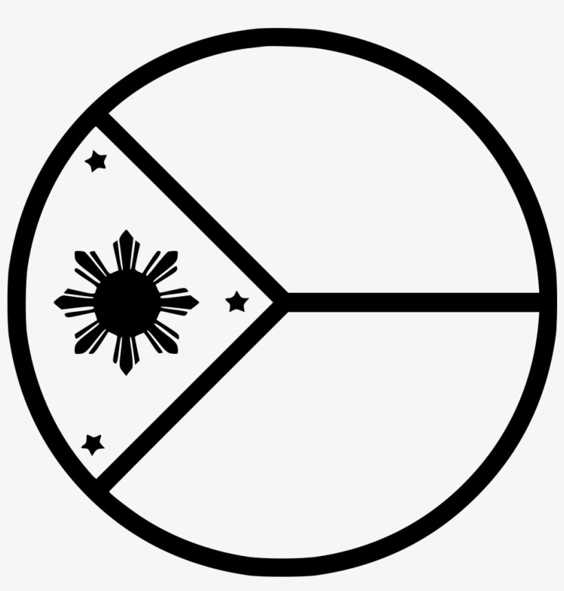 Philippines Flag - - Jordan Flag Black And White, transparent png