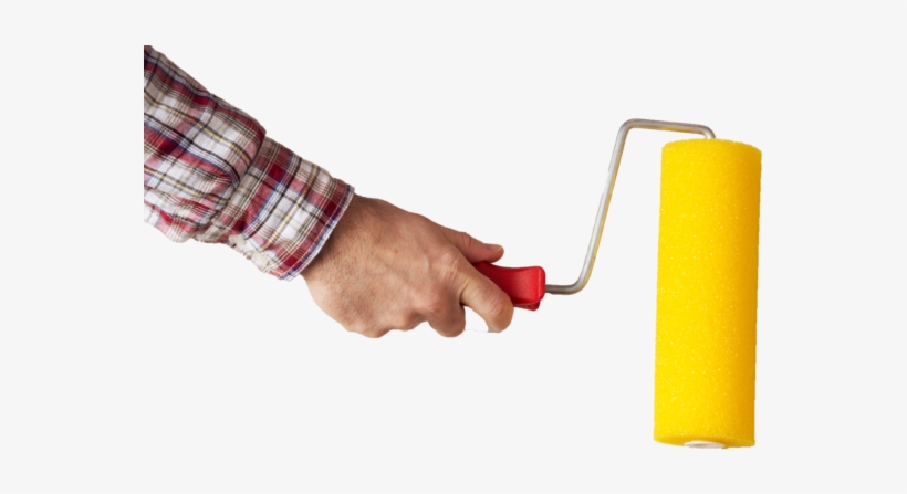 Time For A Change - Paint Roller In Hand Png, transparent png